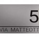 Targa Numero Civico Personalizzata Type3