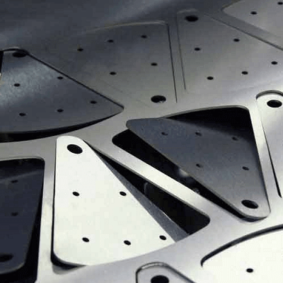 Metal insignias placas identificación corte con laser